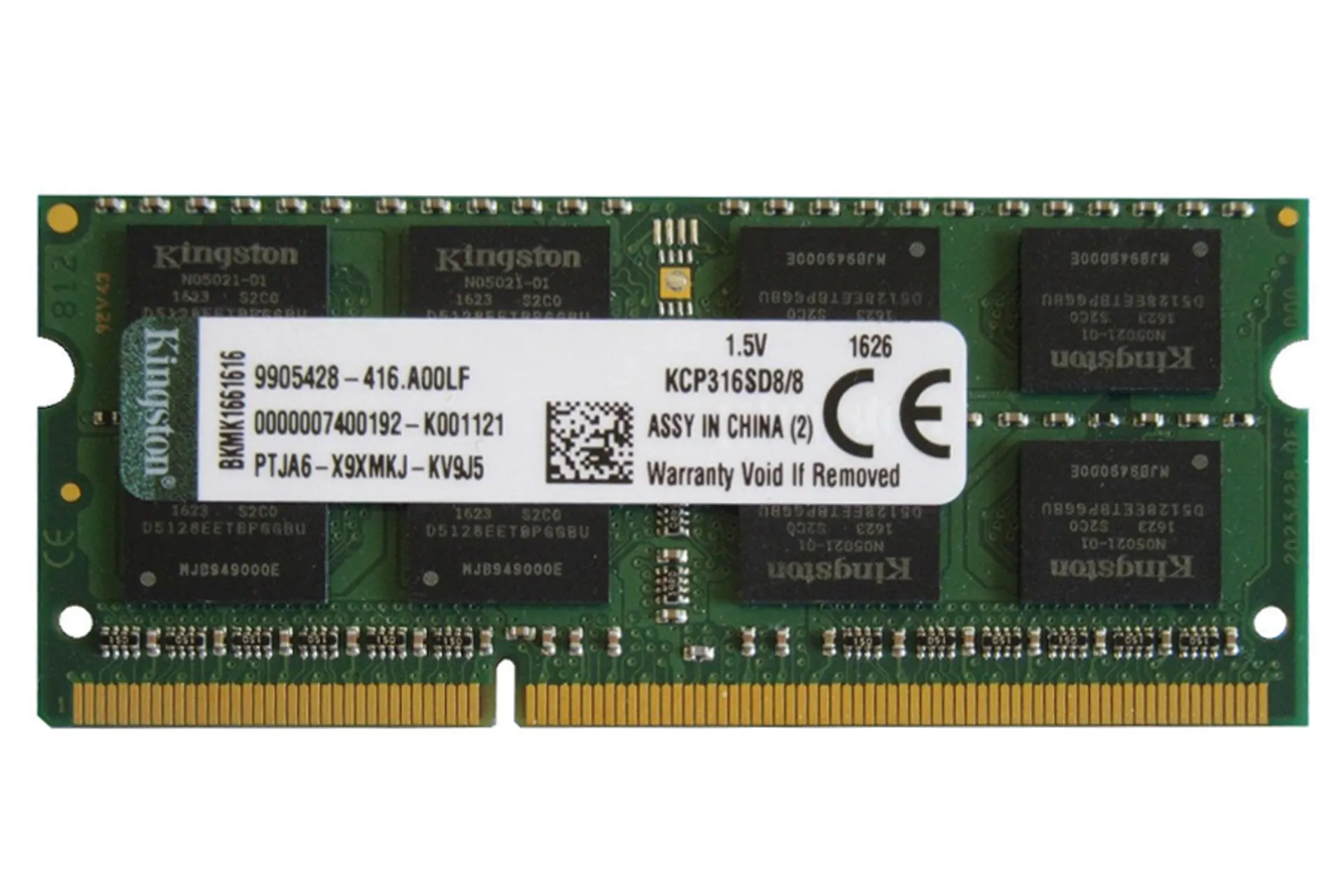 رم لپ تاپ 1600 مگاهرتز DDR3 ظرفیت 8 گیگابایت